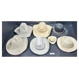 6 Western Cowboy Hats.