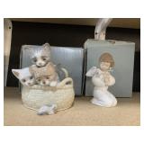 2 Lladrï¿½ Figurines W/ Boxes.
