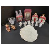 Porcelain Christmas Decor, Glass Ornaments, 14.