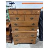 Ethan Allen Maple Highboy Dresser.