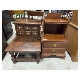 (2) Mid Century Side Tables.