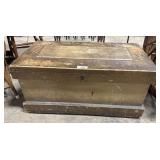 Antique Pine Dovetailed Chest.