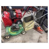 Vtg Rally Lawn Mower.