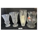 Waterford & Betsy Ray Crystal Vases.