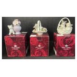 3 Royal Albert Porcelain Cat Figurines.
