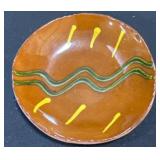 Lester Breininger Redware Pottery Plate.
