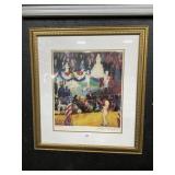 Print Copy Of Neiman Painting, Marilyn Monroe.