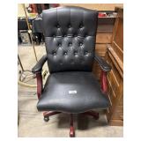 Black Tufted Office Chair.
