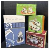 Fitz & Floyd/ Spode Holiday Glads Decor.