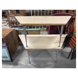 (2) Mid Century Modern Trapezoidal Tables.