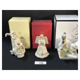 Lenox Cats & Angel Figurines.