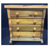 Small Salesman Sample Wooden Dresser.