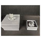 Steuben Glass Animals.