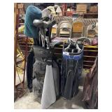 (2) Golf Bags & Golf Clubs.