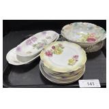 Floral Dinnerware.