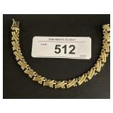 14K Gold Linked Bracelet.