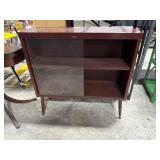 Mid Century Sliding Glass Door BookShelf.