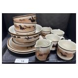 Montana Silversmiths Horse Dinnerware Set.