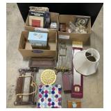 Art Stands, Books, Kick Plate, Lampshade.