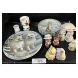 Lenox Cat Figurines, Pink Depression, Decor