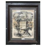 California Pioneer Lithograph, L. Nagel Print.