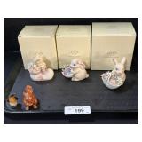 Lenox Bunny & Cat Figurines, Animal Figurines.