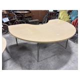 Kidney Shaped Activity Table.