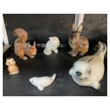 Goebel Animal Figurines & Bank, 6.