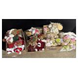 Assortment Of Stuffed Animals.