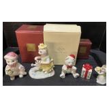 Porcelain Lenox Animals W/ Boxes 5 Pieces.