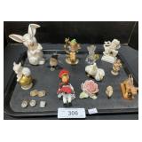 Rosenthal Figurines, Earrings, Ornaments, 17.