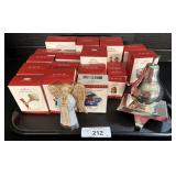19 Various Hallmark Ornaments.