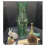 Hilliamsburg Crystal Oil Lamp Shade.