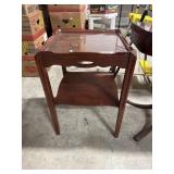Mid Century Mahogany Side Table.