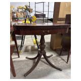 Mid Century Mahogany FlipTop Parlor Table.