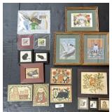 J. Dunham Theorem Paintings, J Mandel Prints.