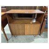 Mid Century Modern Rolling MediaCabinet.