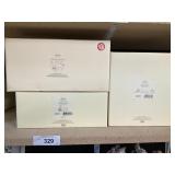 3 New In Box Lenox Cat Figurines.