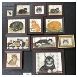 J. Dunham Theorem Cat Oil Paintings.