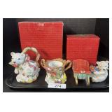 Fitz & Floyd Holiday, Decor, S&P Shakers.