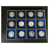 12 1 Troy Oz Silver Commemorative Hershey Coins.