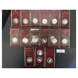 16 Silver Hersheyï¿½s Commemorative Rounds.