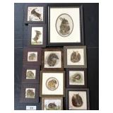 12 J. Dunham Theorem Bunny Oil Paintings.