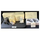 Lenox Cats & Bunny Figurines, Herend Figurine.