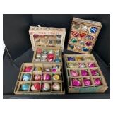 Shiny Brite Glass Christmas Ornaments, 5 boxes.
