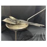 Antique Cast Iron Kitchen Utensils, Pan.