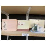 3 New In Box Nao Porcelain Figurines.
