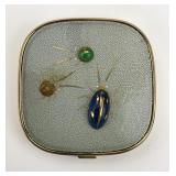 Vintage Evans Beetle Motif Compact.