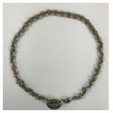 925 Silver "Please Return To" Tiffany & Co Choker.