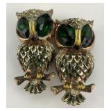 1940s Sterling Coro Craft Duette Pin Set.